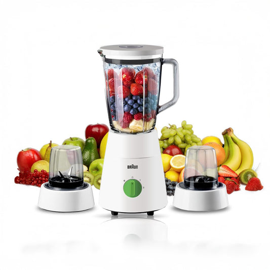 Braun PowerBlend Glass Jug Blender | 500W | 1.5 L capacity