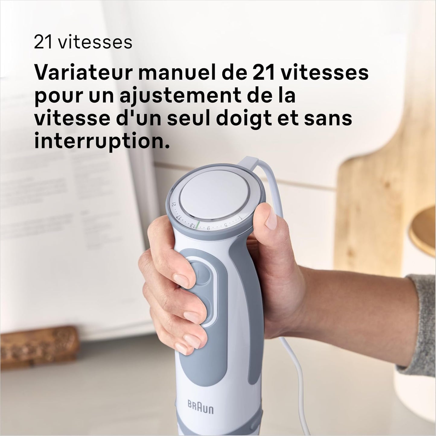 Braun Hand Blender | 1000W | White