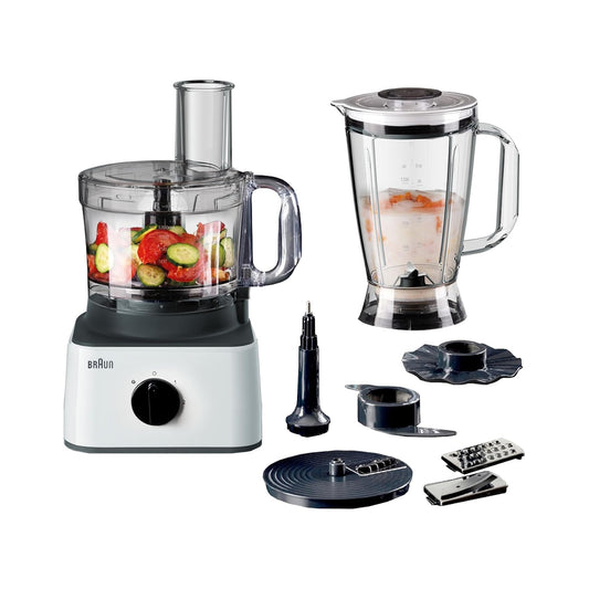Braun Food Processor 8 in 1 System, 750 Watts