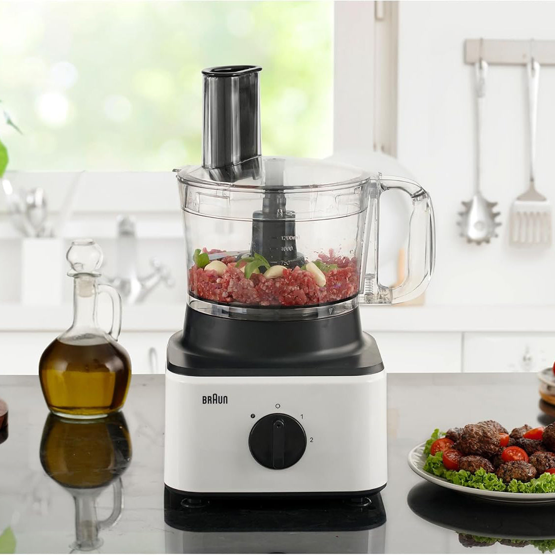Braun Food Processor 8 in 1 System, 750 Watts