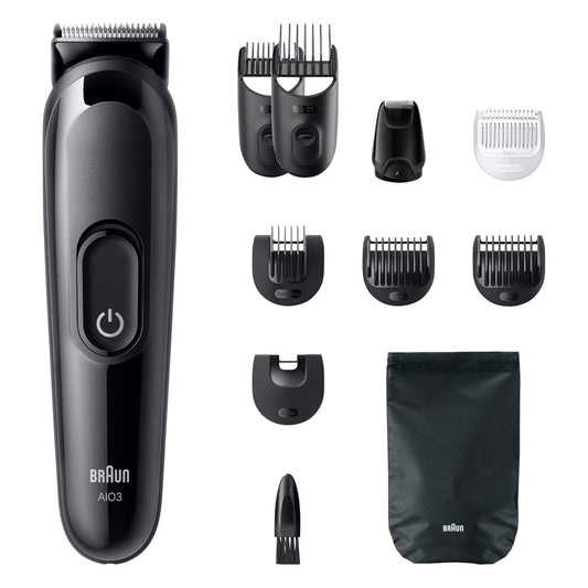 Braun Series 3 Beard Trimmer | 10 in 1 Grooming Kit
