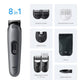 Braun  Series 3 Beard Trimmer | 8in1 Grooming Kit