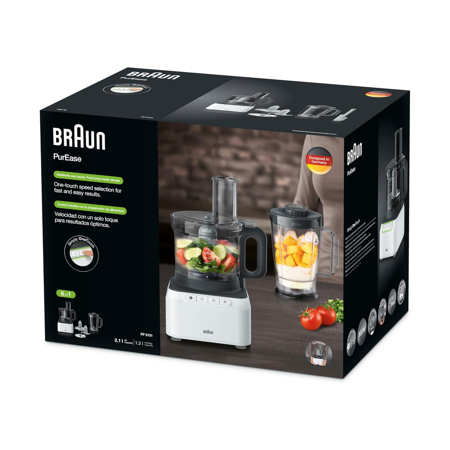 Braun Food Processor | 800W | White