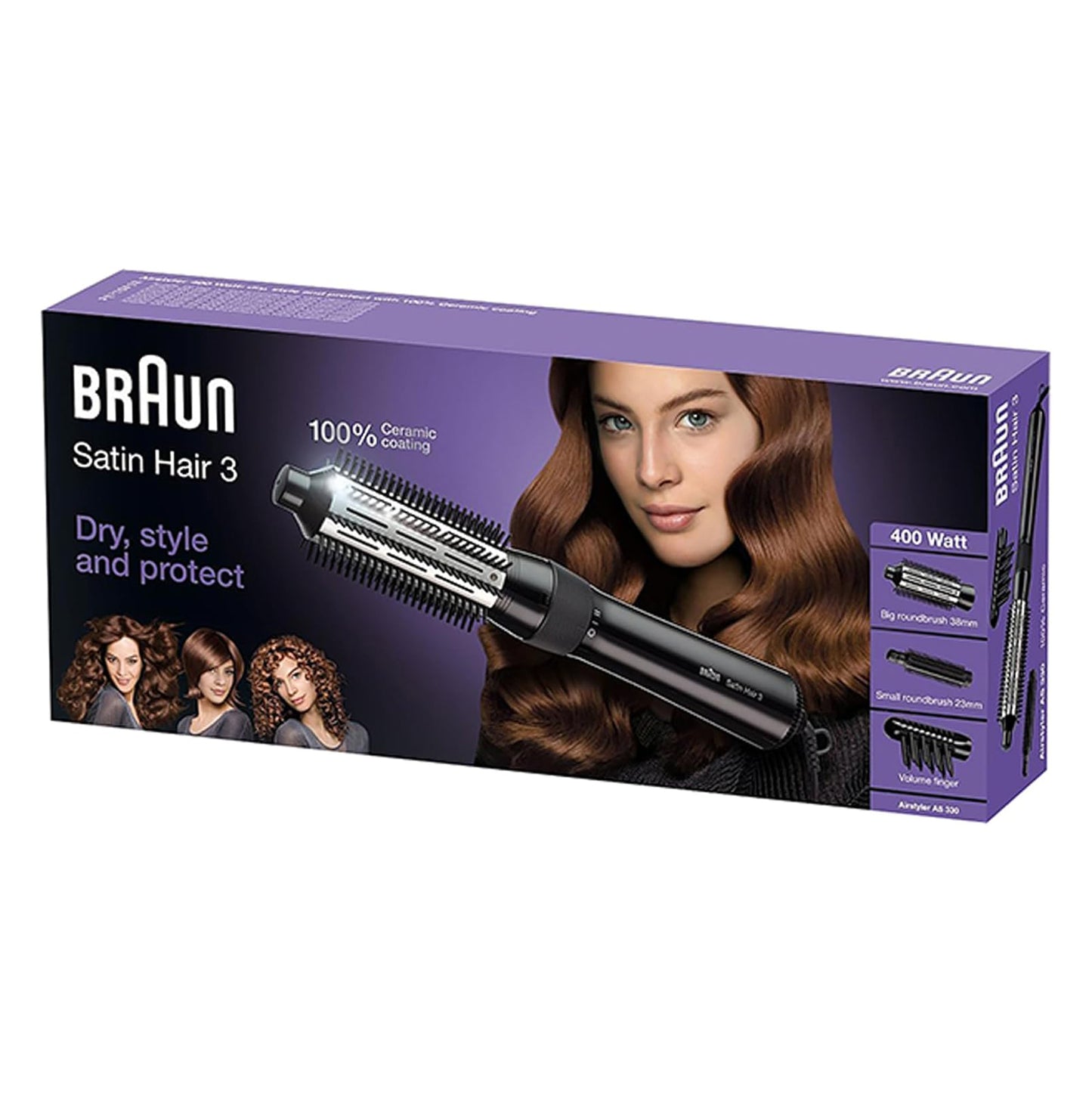 Braun Satin Hair 3 Styler | Hair Straighteners | 400w