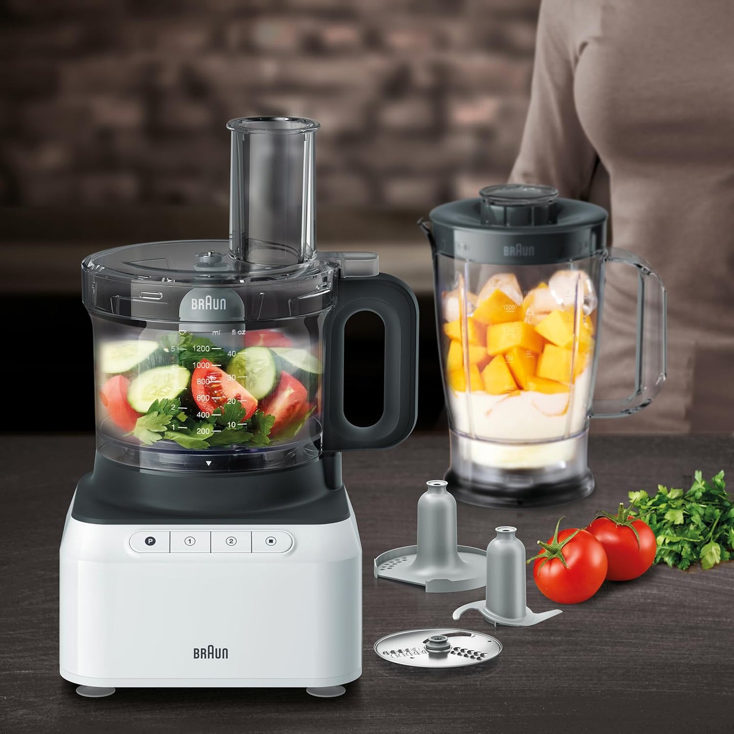 Braun Food Processor | 800W | White