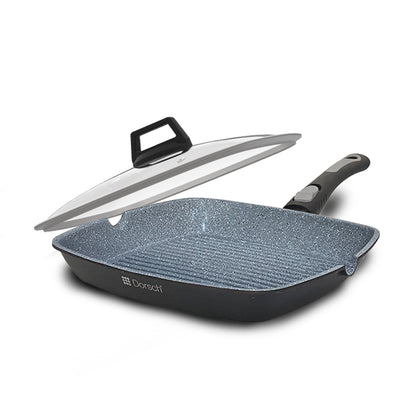 Dorsch Non-Stick Premium Grill Pan with Lid